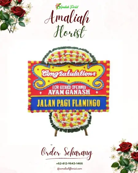 Sewa Papan Bunga Arahan